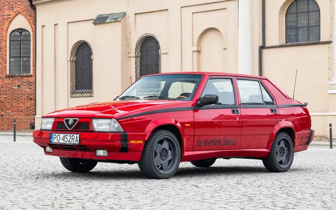 alfa romeo Alfa Romeo 75 cena 89000 przebieg: 155000, rok produkcji 1989 z Poznań